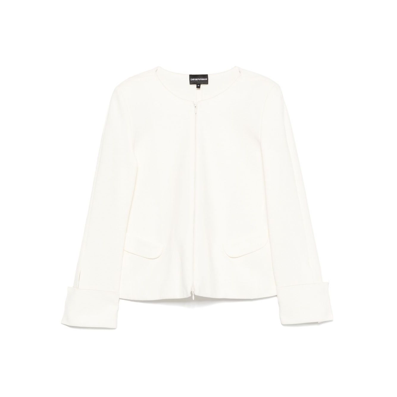 Emporio Armani Ottoman-jersey jacket Jackets