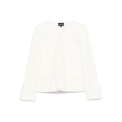 Emporio Armani Ottoman-jersey jacket Jackets