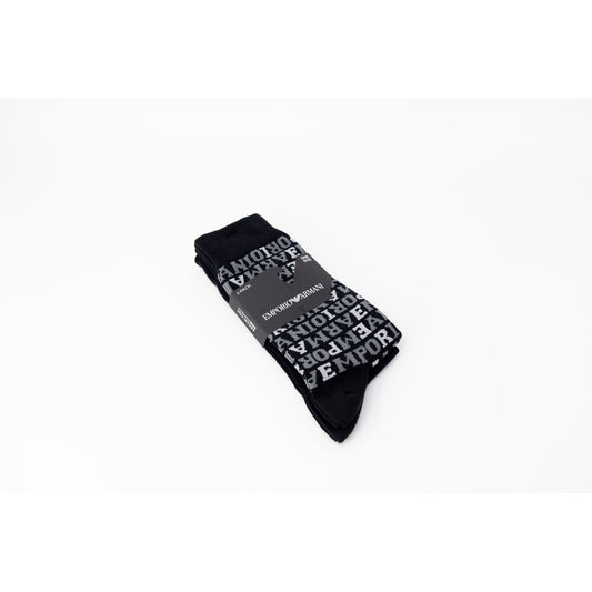 Emporio Armani Underwear Emporio Armani Underwear Black Cotton Sock EM-13180600009-ONE SIZE 1728,71956299936,Accessories,Black,Emporio Armani Underwear,Men,Men - Accessories,New with tags,One Size,Socks - Men - Accessories