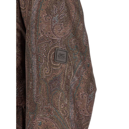 Etro Brown Polyester Bomber