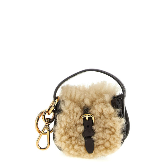 Etro Multicolor Calfskin Keychain