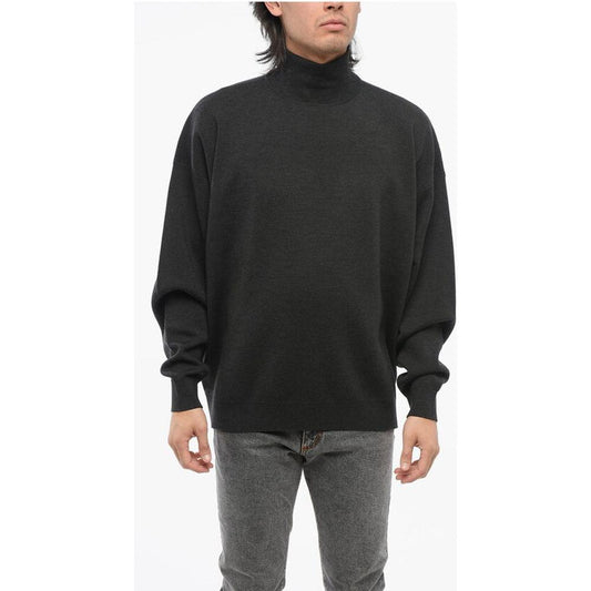 Fear Of God Fear Of God Turtleneck Virgin Wool Pullover FE-P629302-XL 1728,74866327712,Clothing,Fear Of God,Gray,L,Men,Men - Clothing,New with tags,Sweaters - Men - Clothing,XL
