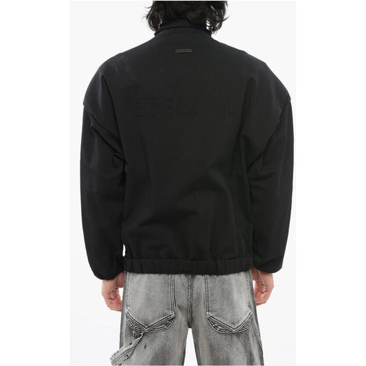 Fear Of God Fear Of God Viscose Blend ETERNAL Bomber Jacket with Embossed Detail FE-P629283-S 1728,74866327712,Black,Clothing,Fear Of God,Jackets - Men - Clothing,L,M,Men,Men - Clothing,New with tags,S