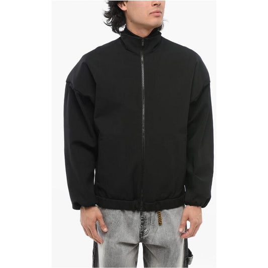 Fear Of God Fear Of God Viscose Blend ETERNAL Bomber Jacket with Embossed Detail FE-P629283-S 1728,74866327712,Black,Clothing,Fear Of God,Jackets - Men - Clothing,L,M,Men,Men - Clothing,New with tags,S
