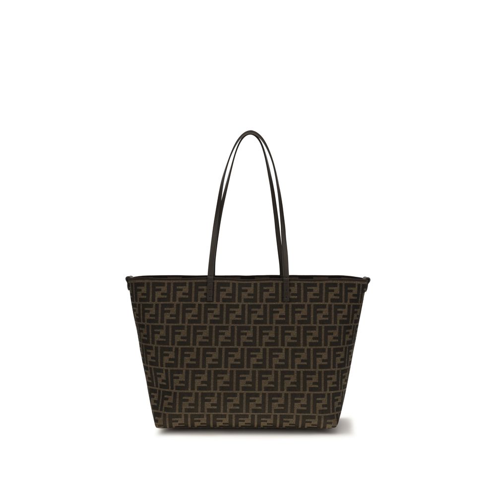Fendi Brown Polyester Shoulder Bag