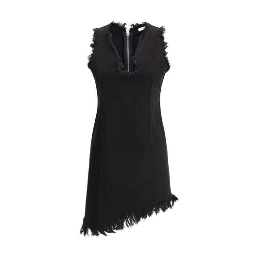Ferragamo Ferragamo Fringed mini Dress 1728,72470364320,Black,Clothing,Dresses - Women - Clothing,Ferragamo,IT42 | L,New with tags,Women,Women - Clothing FE-782644002-IT42 | L