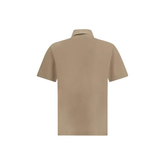Ferragamo Ferragamo Logoed Polo Shirt 1728,72470364320,Beige,Clothing,Ferragamo,Men,Men - Clothing,New with tags,Polo Shirt - Men - Clothing,S FE-782780004-S