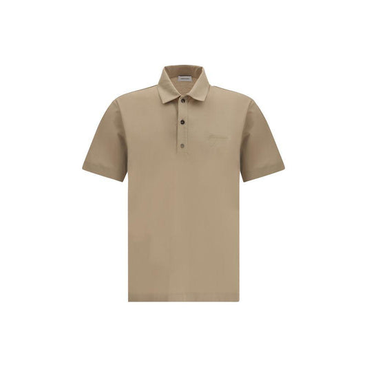 Ferragamo Ferragamo Logoed Polo Shirt 1728,72470364320,Beige,Clothing,Ferragamo,Men,Men - Clothing,New with tags,Polo Shirt - Men - Clothing,S FE-782780004-S