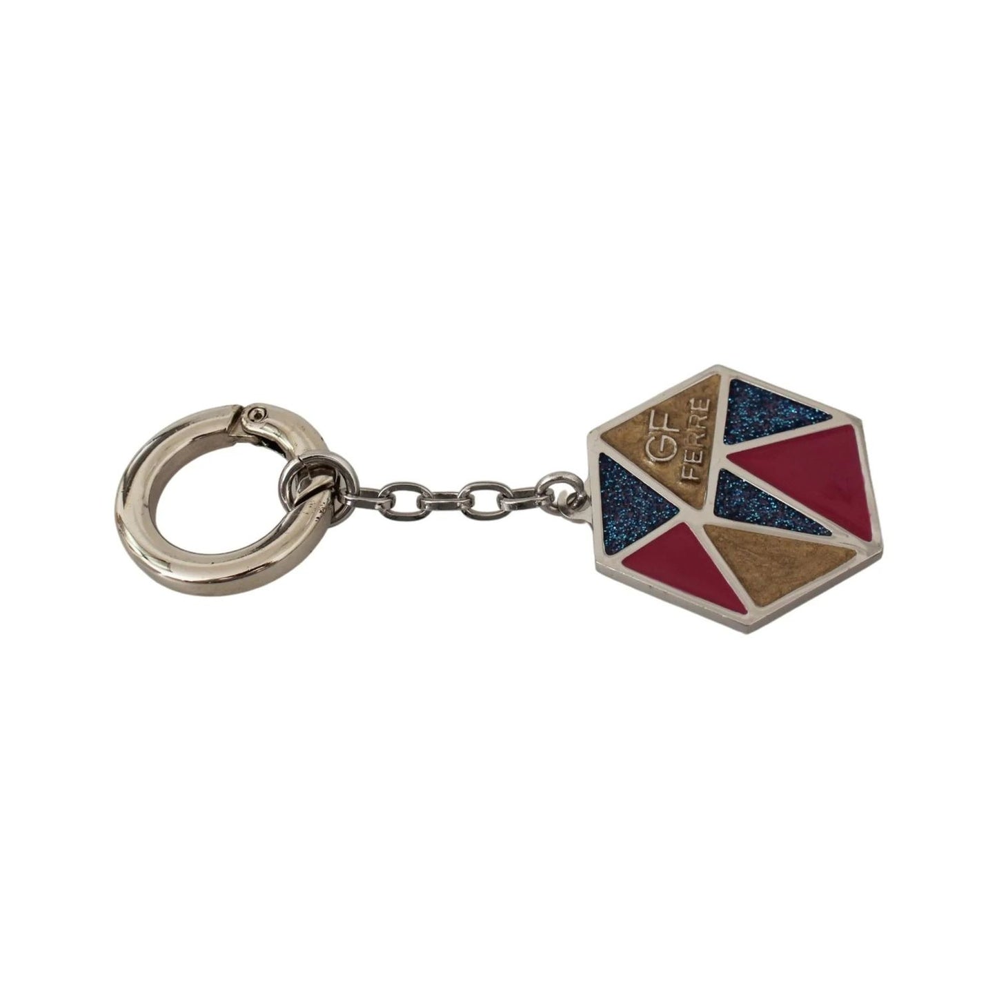 Ferre Blue Metal Keychain1728,67400106144,Accessories,Blue,Ferre,Keychains - Other Accessories - Accessories,Men,New with tags,Other Accessories - Accessories