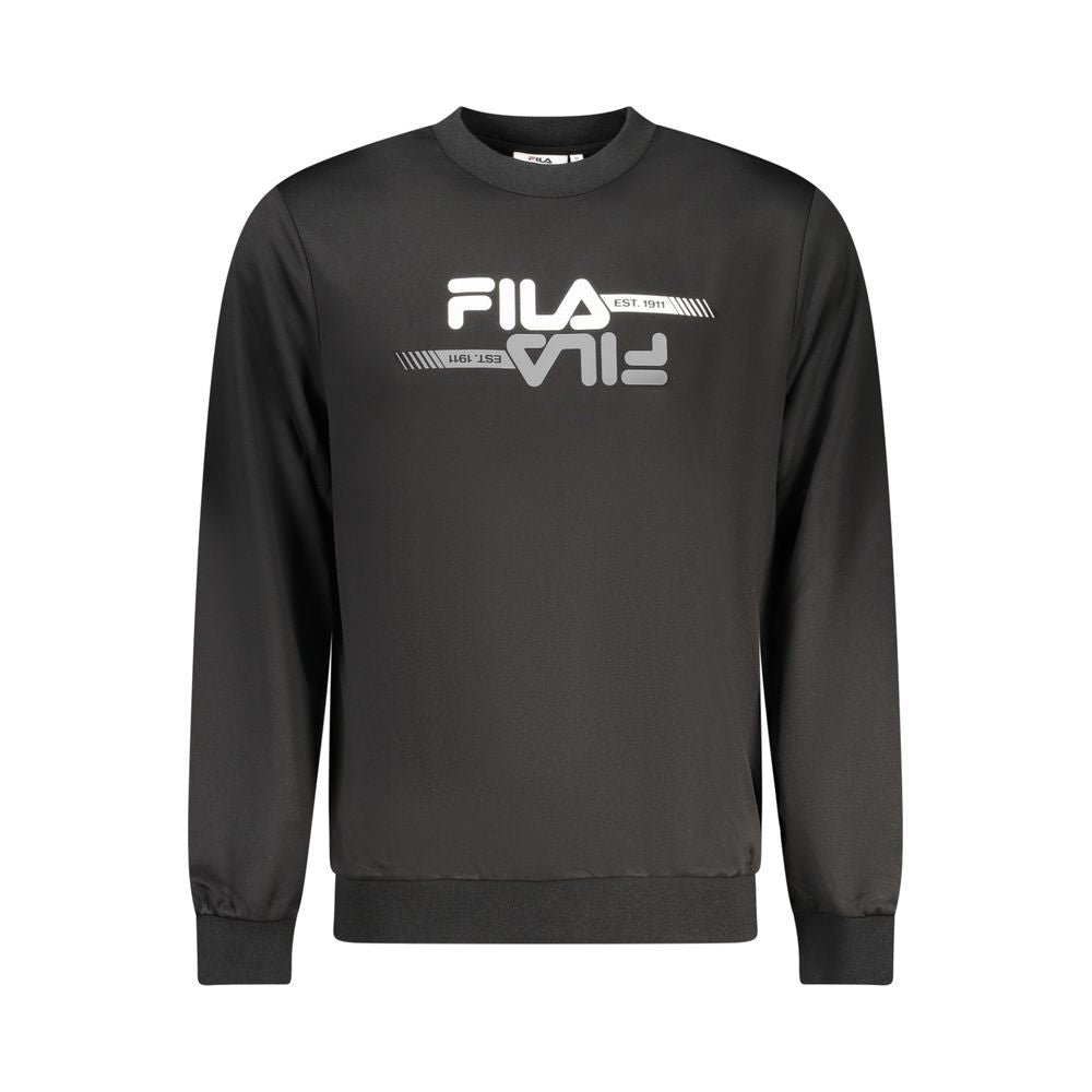 Fila Black Polyester Men Sweatshirt 1728,67403481248,Black,Clothing,Fila,L,M,Men,New with tags,S,Sweaters - Clothing,Sweatshirts - Sweaters - Clothing,XL,XXL