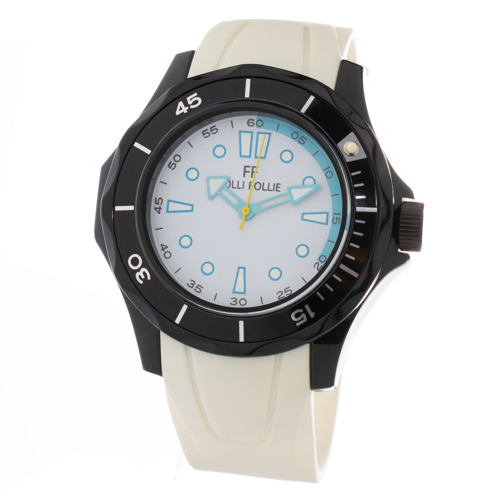 Folli Follie White Synthetic Sport Watch