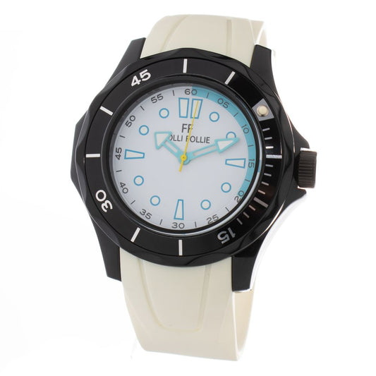 Folli Follie White Synthetic Sport Watch