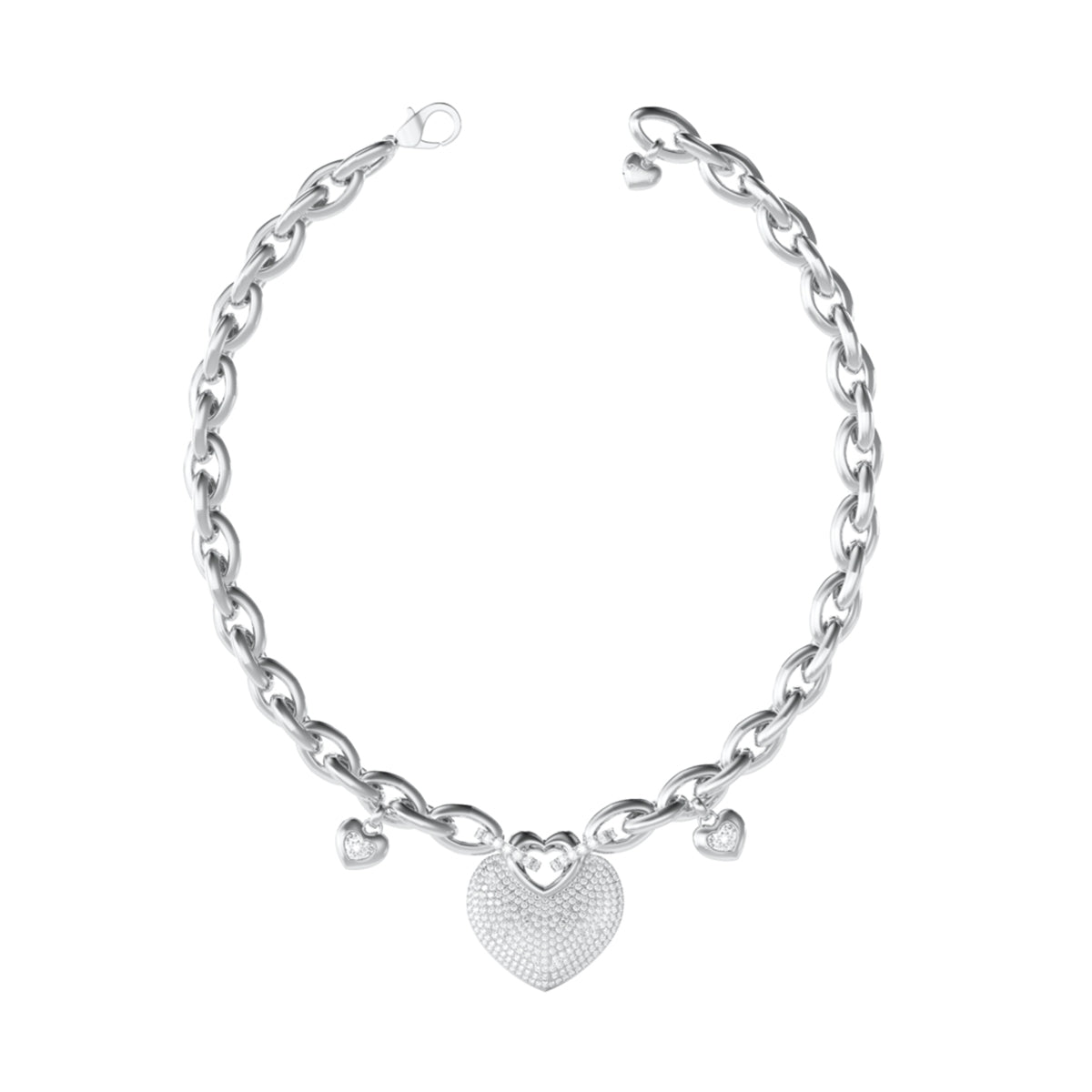 GUESS JEWELS JEWELRY Mod. JUBN05205JWRHT-U DESIGNER FASHION JEWELLERY