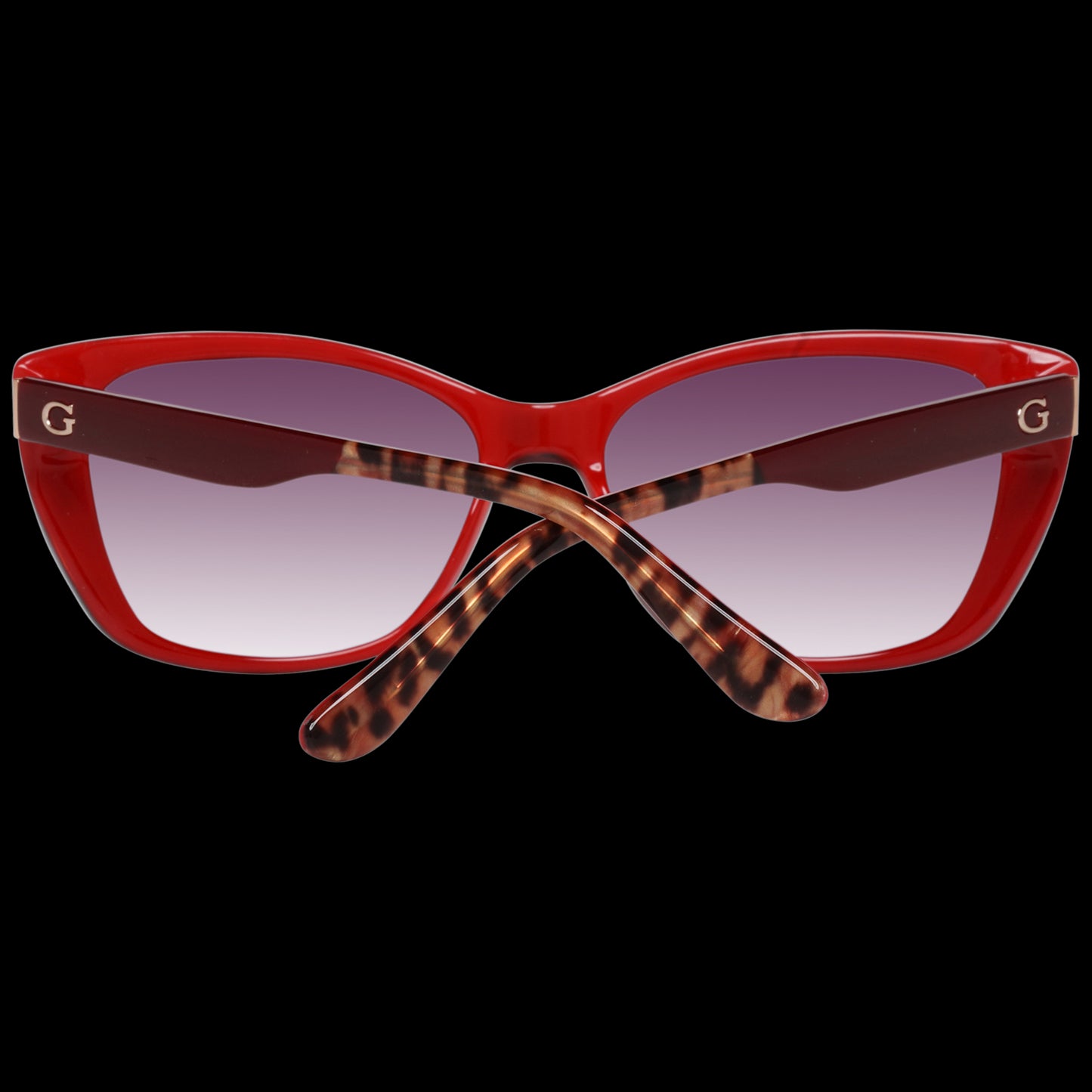 GUESS MOD. GU7511 5566F lady sunglasses with red frame and gradient lenses, stylish eyewear