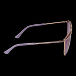 Side view of GUESS MOD. GU7852 6332Y sunglasses for ladies with purple arms showcasing design and color details.
