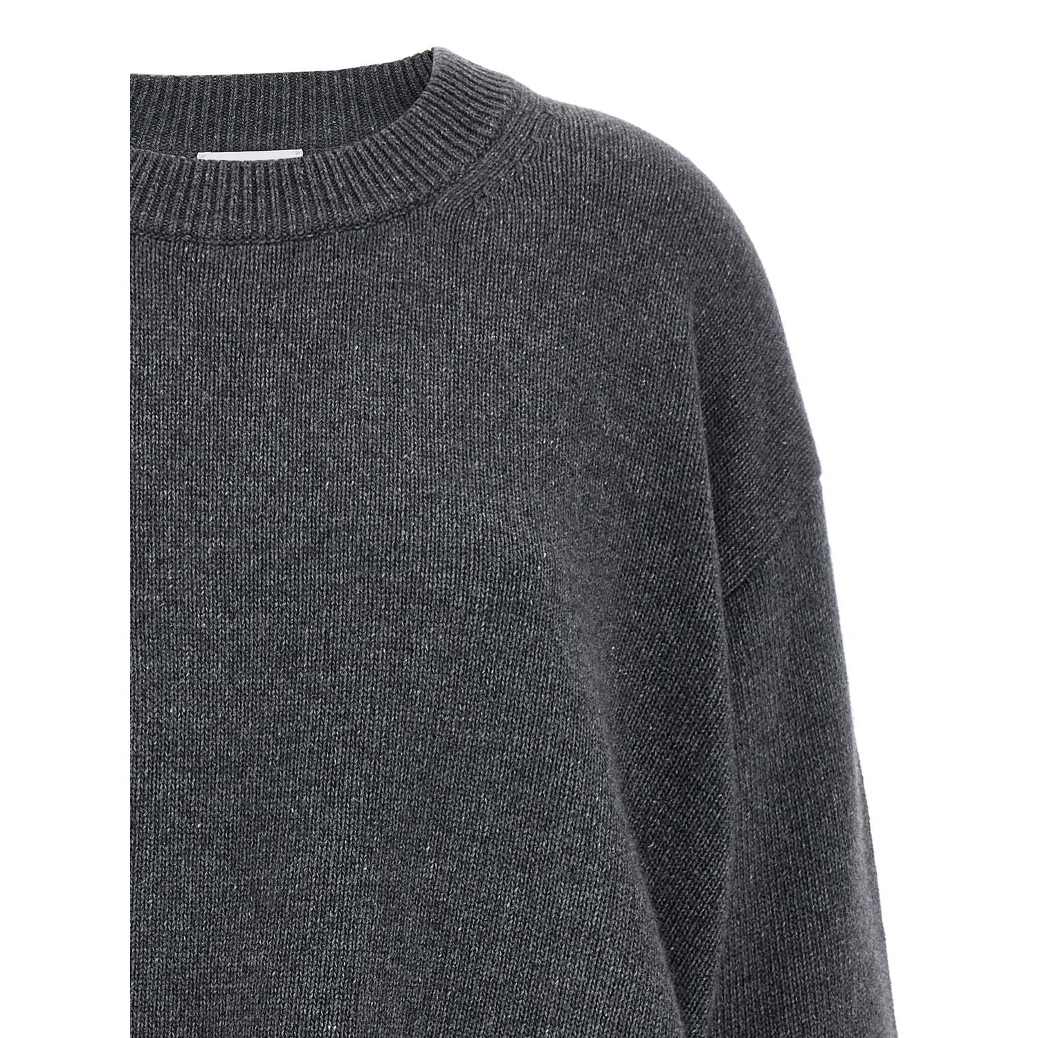 Ganni Gray Wool Cardigan