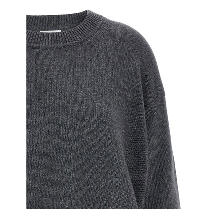 Ganni Gray Wool Cardigan