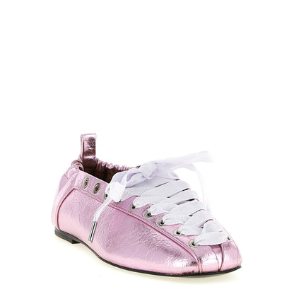Ganni Multicolor Polyethylene Ballet Flats