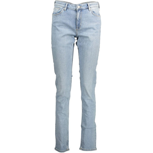 Gant Azzurro Organic Cotton Women Jeans Gant