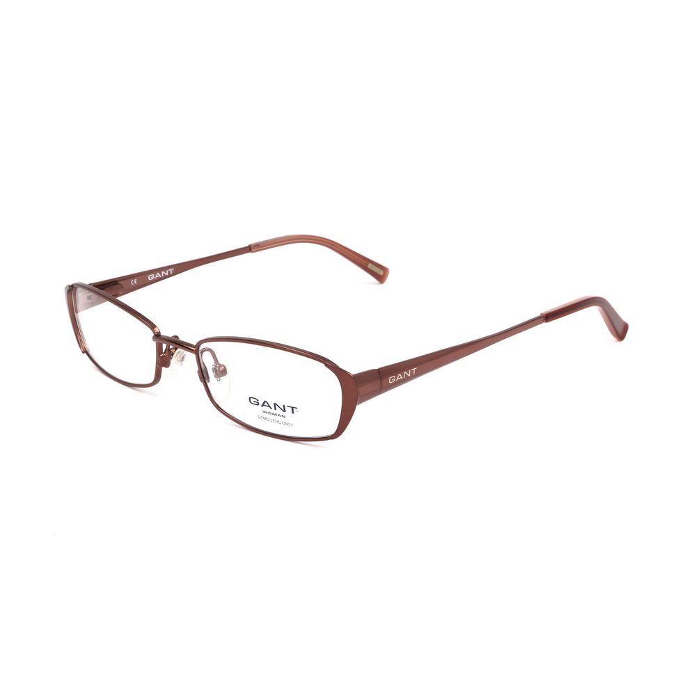Gant Brown Metal Frames, unisex eyewear, model GAA904SBRN, size 50/17/135 mm, durable brown metal design for stylish looks.