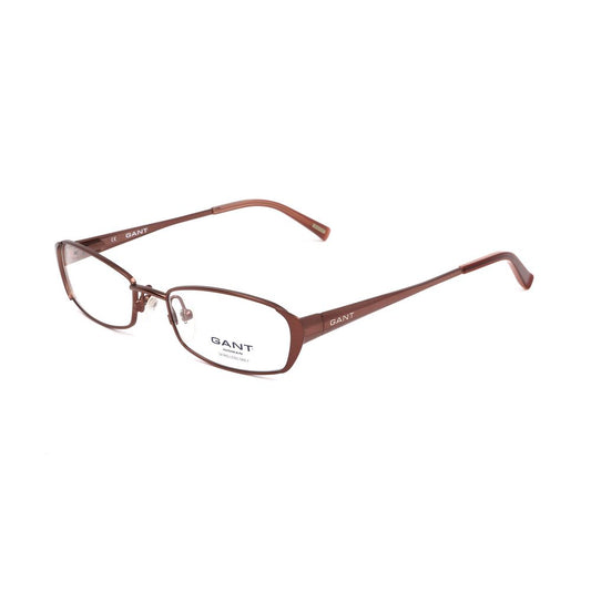 Gant Brown Metal Frames, unisex eyewear, model GAA904SBRN, size 50/17/135 mm, durable brown metal design for stylish looks.