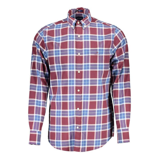 Gant Gant Purple Cotton Men Shirt GA-6848-S 1728,67403481248,Gant,Men,New with tags,Purple,S,Shirts - Men - Clothing