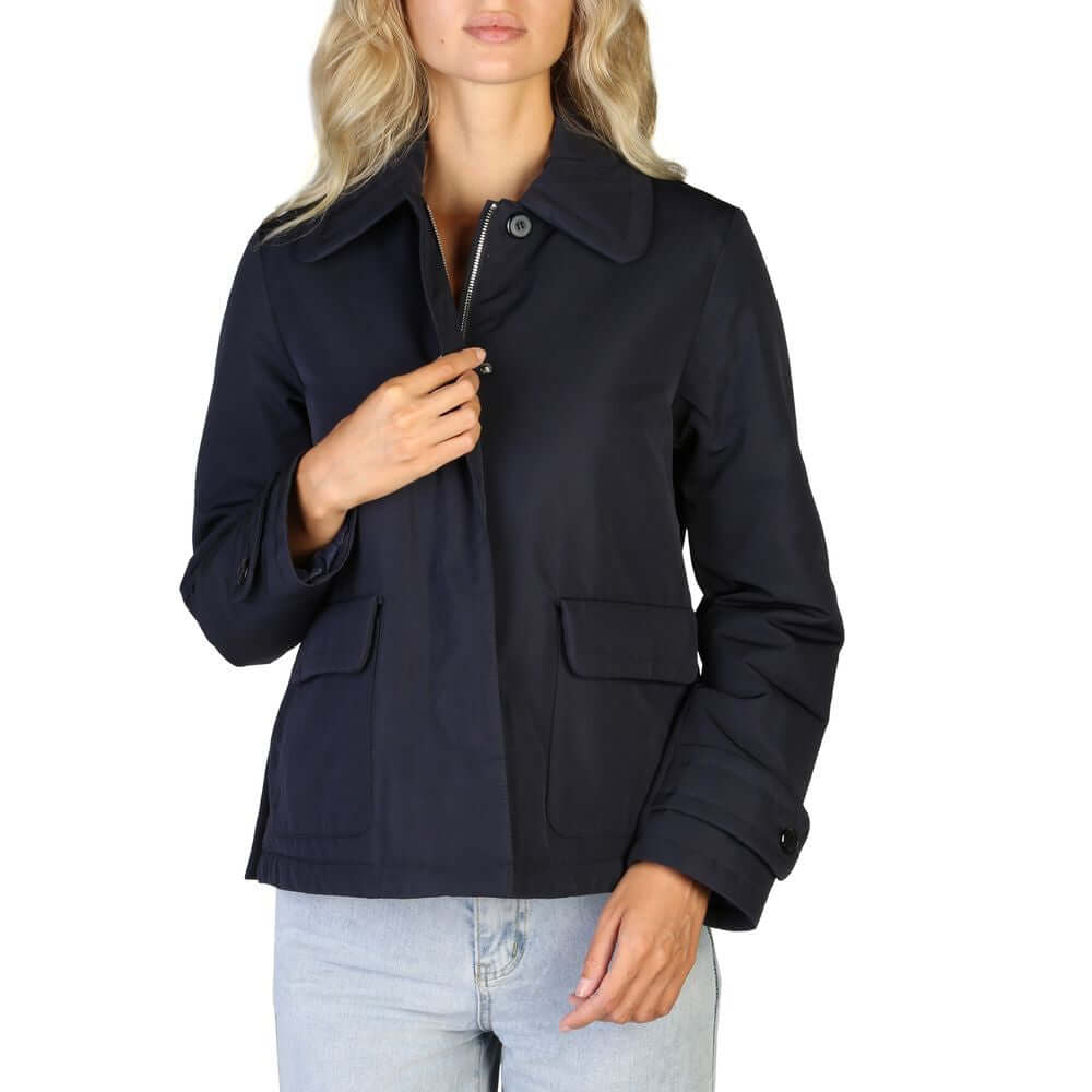 Geox Blue Polyester Bomber 1728,67400106144,Blue,Bombers - Jackets & Coats - Clothing,Clothing,Geox,IT42,IT46,Jackets & Coats - Clothing,New with tags,Women