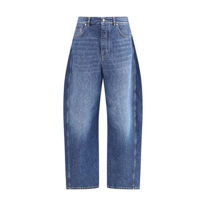 Givenchy Blue Cotton Relaxed Fit Jeans