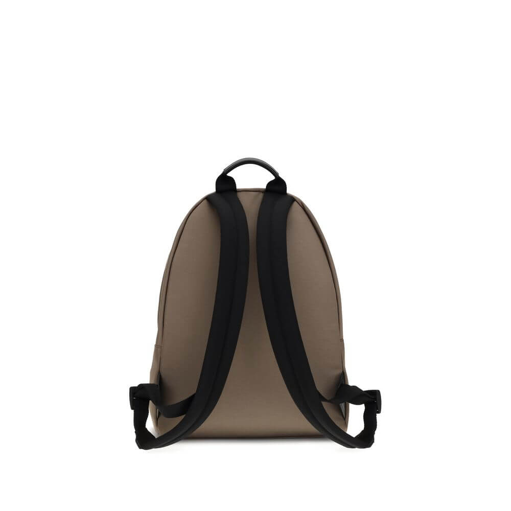 Back view of Givenchy Brown Polyamide Backpack with adjustable straps