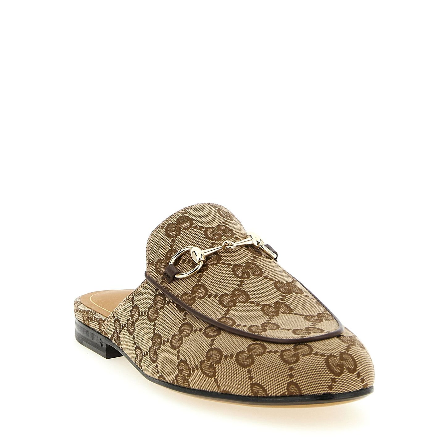 Gucci Beige Polyester Mules