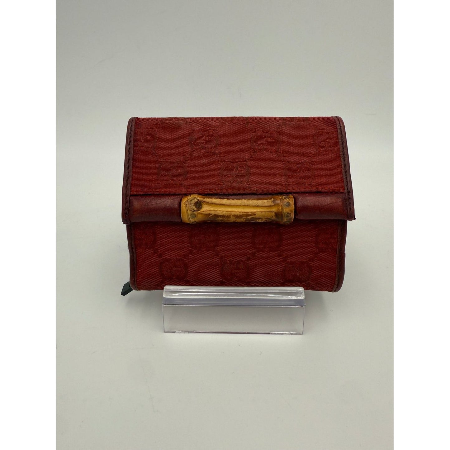 Gucci GUCCI GG Canvas Compact Wallet