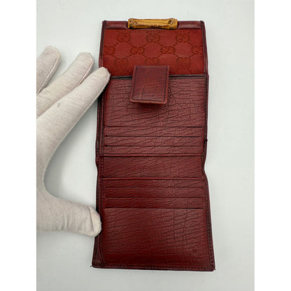 Gucci GUCCI GG Canvas Compact Wallet