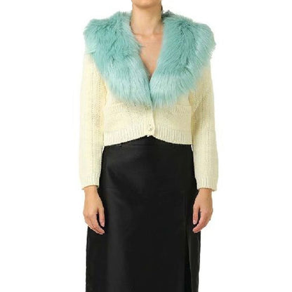 Gucci White Wool Cardigan 1728,75611013280,Cardigans - Sweaters - Clothing,Clothing,Gucci,M,New with tags,Sweaters - Clothing,White,Women