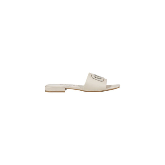 Guess Cream Leather Sandals