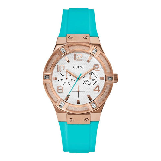 Guess Guess Blue Silicone Watch GUW0564L3AC 1728,Blue,Guess,New with tags,Watches for Women - Watches,Women
