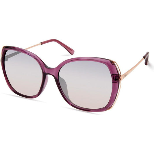 Guess Guess Purple Metal Sunglasses GUGF03965781XAC 1728,Guess,New with tags,Purple,Sunglasses for Women - Sunglasses,Women