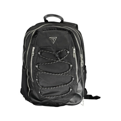 Guess Jeans Black Polyamide Men Backpack 1728,67403481248,Backpacks - Bags,Bags,Black,Guess Jeans,Men,New with tags