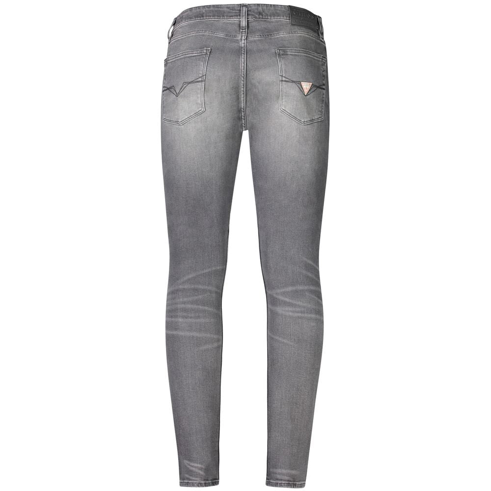 Guess Jeans Gray Cotton Men Jeans