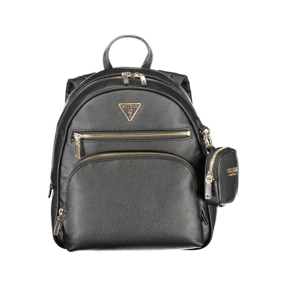 Front view with bag zipped and handles upright.