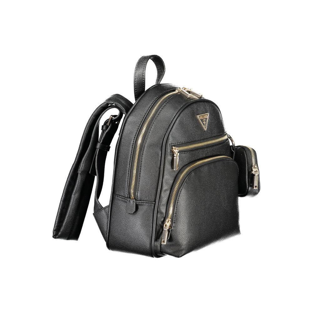 Front view with bag zipped and handles upright.