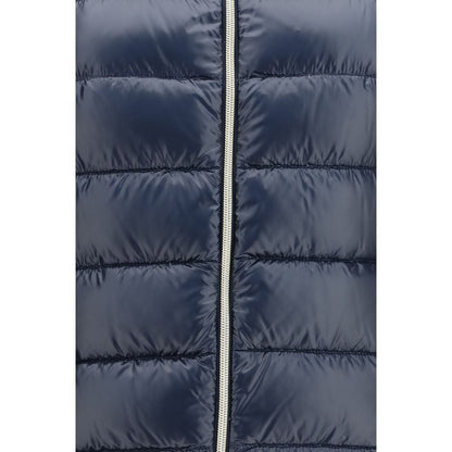 Herno Blue Polyamide Full-Length Jacket