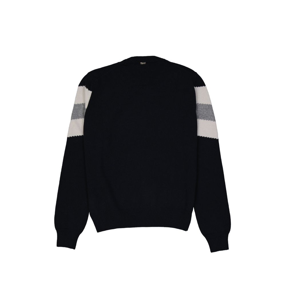 Herno Blue Wool Sweatshirt 1728,75611013280,Blue,Clothing,Herno,IT52 | XL,Men,New with tags,Sweaters - Clothing,Sweatshirts - Sweaters - Clothing