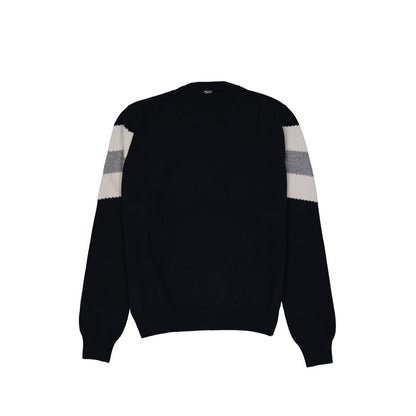 Herno Blue Wool Sweatshirt 1728,75611013280,Blue,Clothing,Herno,IT52 | XL,Men,New with tags,Sweaters - Clothing,Sweatshirts - Sweaters - Clothing