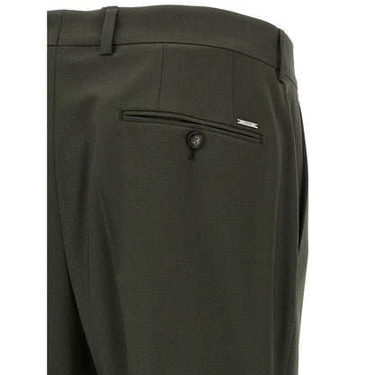 Hugo Boss Bicolor Virgin Wool Pants