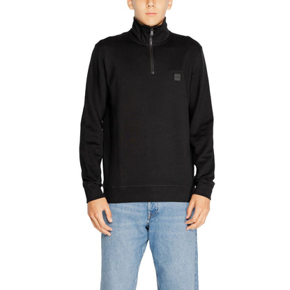 Hugo Boss Black Cotton Sweatshirt