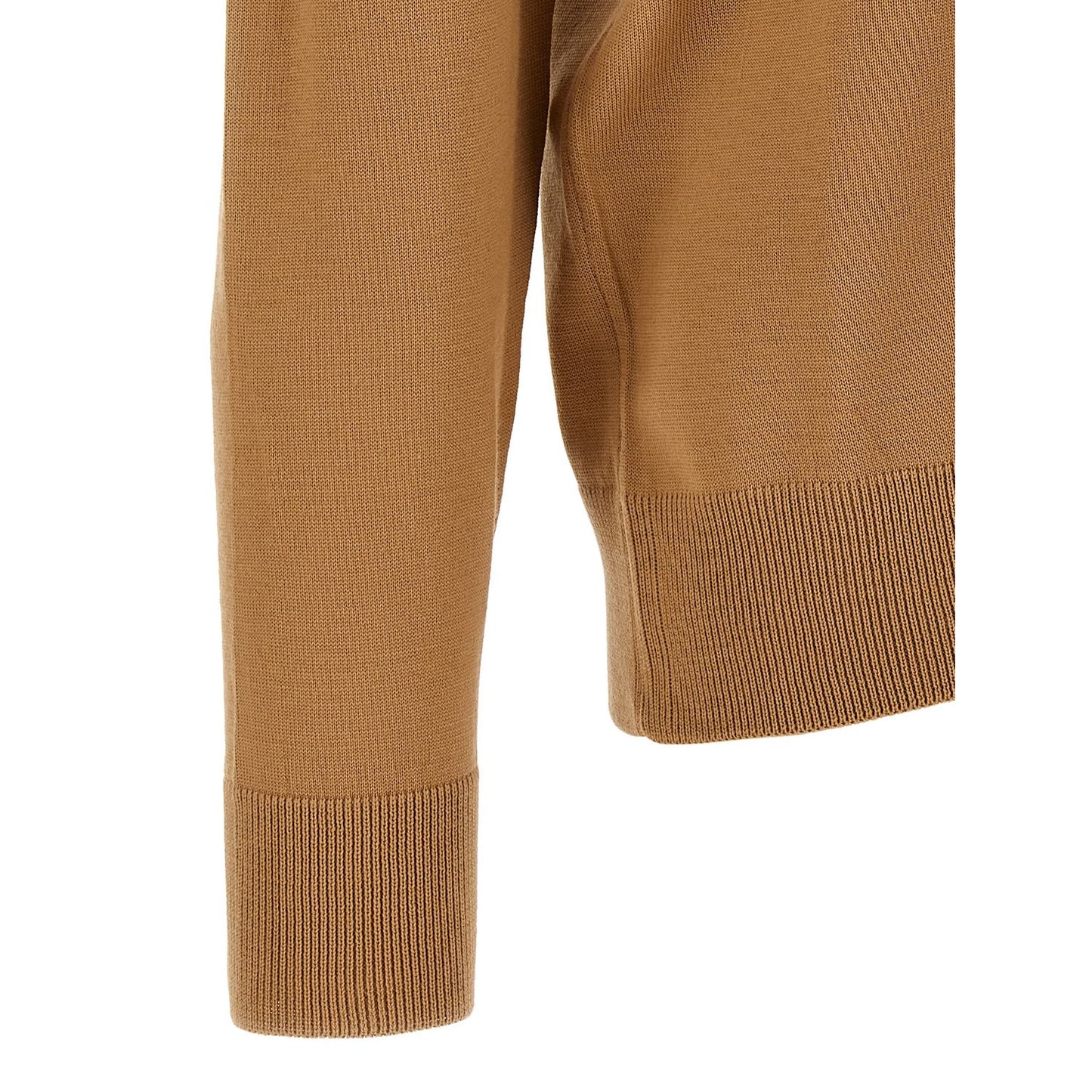 Hugo Boss Brown Virgin Wool Cardigan