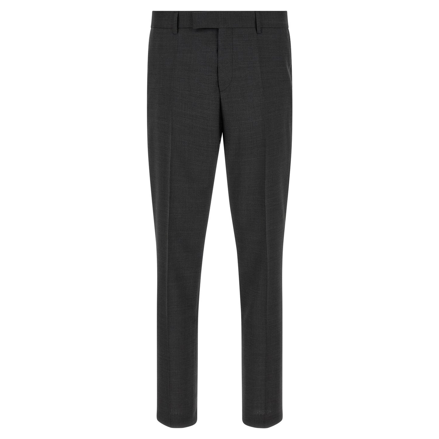 Hugo Boss Gray Virgin Wool Two-Piece Suit