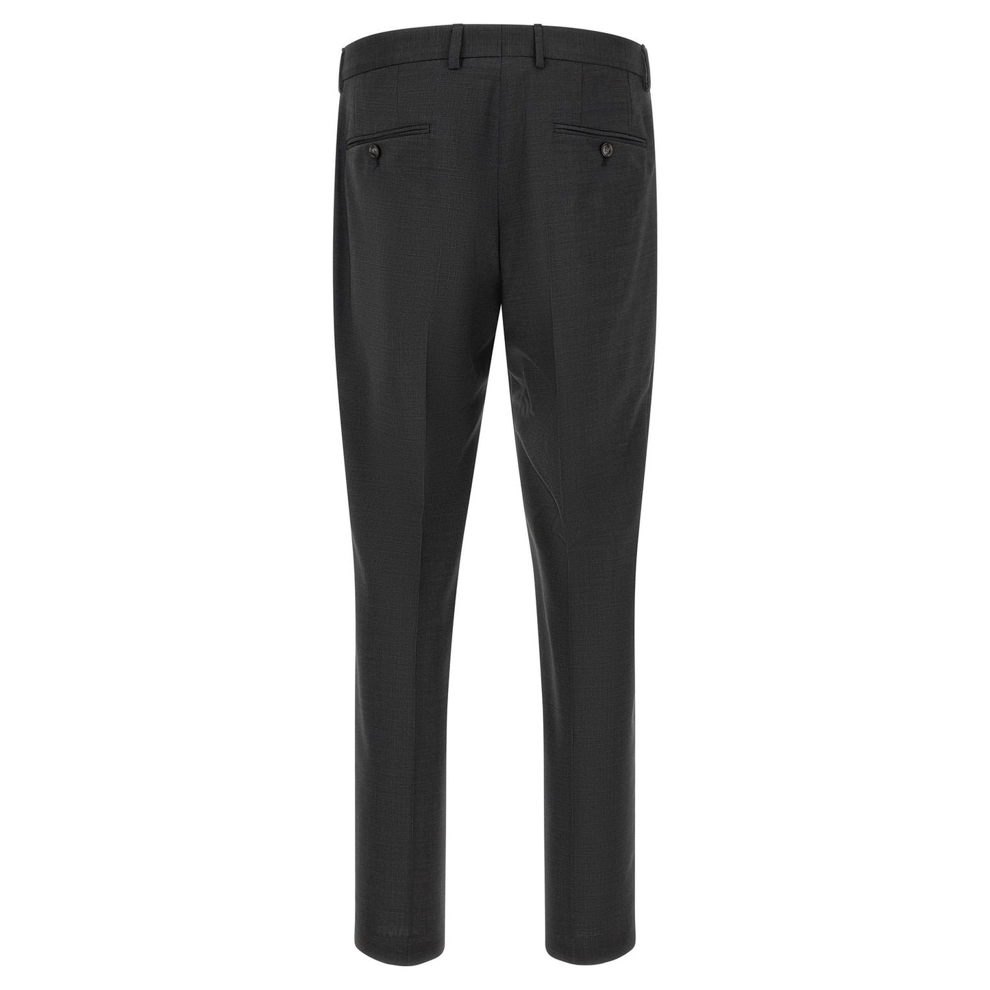 Hugo Boss Gray Virgin Wool Two-Piece Suit