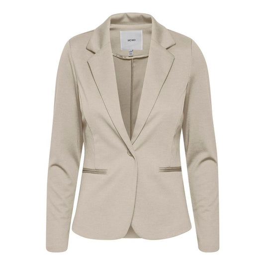 ICHI ICHI Beige Polyester Suits & Blazer IC-13339200127-XL 1728,71956299936,Beige,Clothing,ICHI,New with tags,Suits & Blazers - Women - Clothing,Women,Women - Clothing,XL