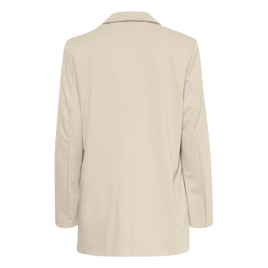 ICHI ICHI Beige Recycled Polyester Suits & Blazer IC-13340100127-XL 1728,71956299936,Beige,Clothing,ICHI,IT38|XS,IT40|S,IT44|L,New with tags,Suits & Blazers - Women - Clothing,Women,Women - Clothing,XL